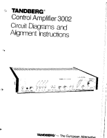 Tandberg TCA-3002 - Service Manual 
